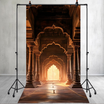 DARK ELEGANT CHANDELIER ROOM - PRINTED BACKDROP