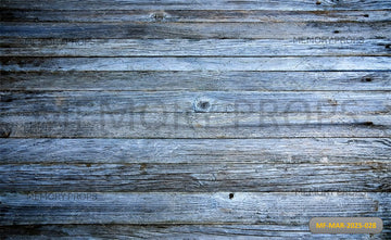 VINTAGE BLUE WOOD - PRINTED BACKDROP