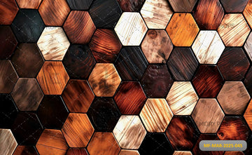 GLIMMERING HEX ARMOR - PRINTED BACKDROP