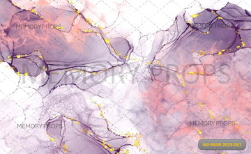 LAVENDER MARBAL - PRINTED BACKDROP