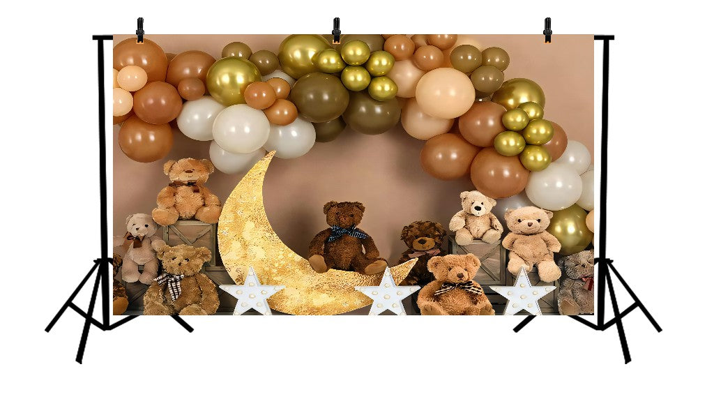 TEDDY BEAR THEME BABY SHOWER - PRINTED BACKDROP