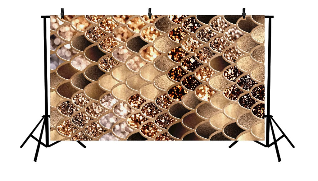 GOLDEN GLIMMER - PRINTED BACKDROP