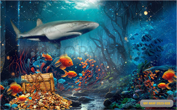DEEP SEA TREASURE HUNT - PRINTED BACKDROP