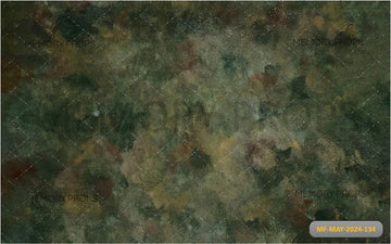 DARK MOSS GREEN - PRINTED BACKDROP