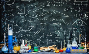 CLASS ROOM CHEMISTRY - PRINTED BACKDROP