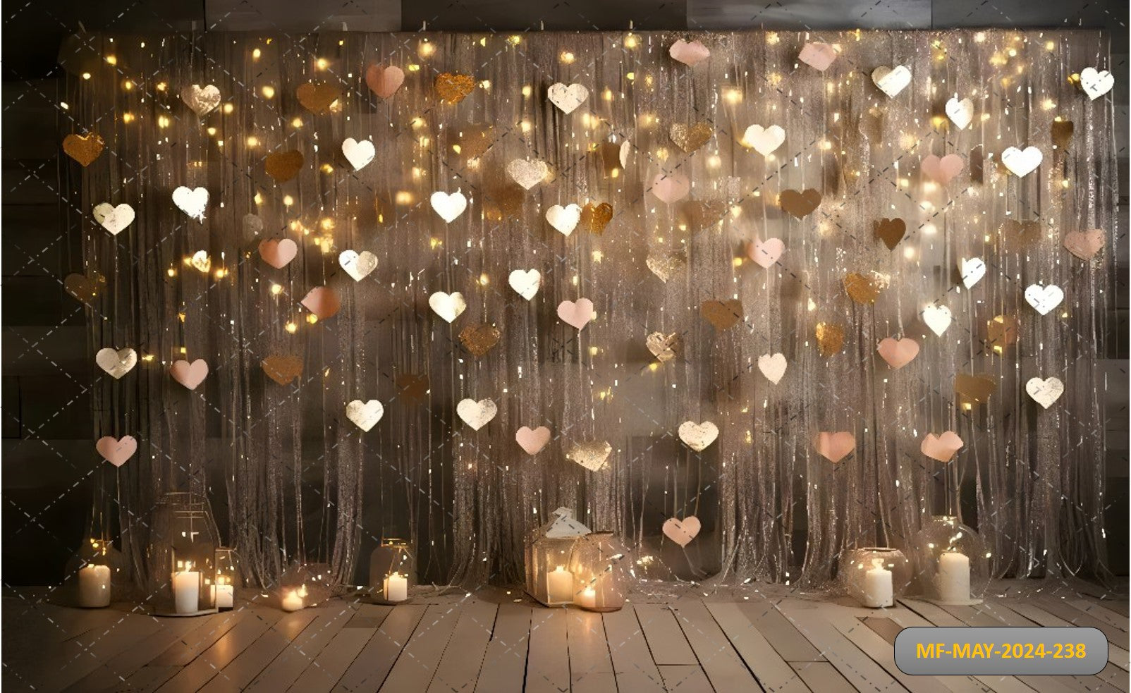 Love Heart Party Background Hearts Printed Backdrop – MEMORY P-DROPS