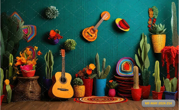 MEXICO THEME - PRINTED BACKDROP