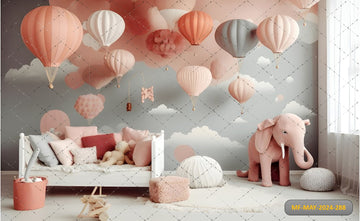 BALLOON BABY DREAM – PRINTED BACKDROP