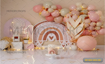 BOHO RAINBOW ONE – PRINTED BACKDROP