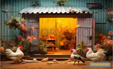 FARM HOUSE THEME - PRINTED BACKDROP