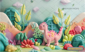 SOFT ROAR GARDEN - PRINTED BACKDROP