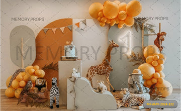 SAFARI CELEBRATION - PRINTED BACKDROP