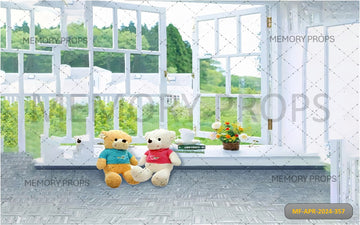 CUTE TEDDY BEARS - PRINTED BACKDROPS