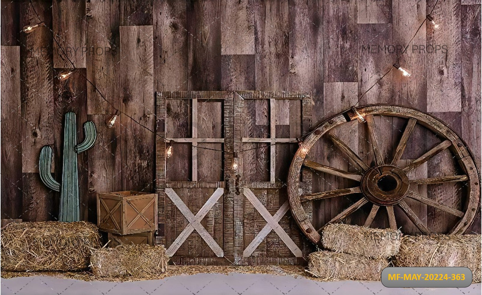 WESTERN COWBOY - PRINTED BACKDROP