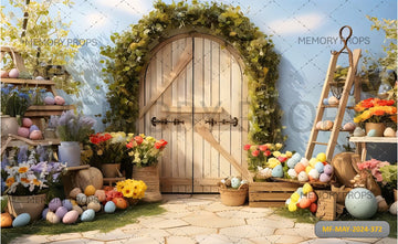EASTER GARDEN CHARM – PRINTED BACKDROP
