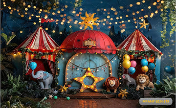 CIRCUS TENT - PRITED BACKDROP