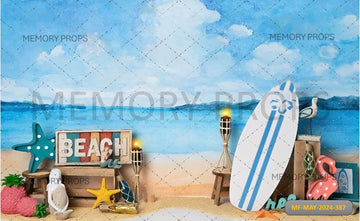 BEACHBOARD BLISS – PRINTED BACKDROP