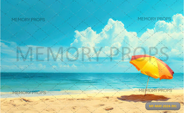 SAND & SURF PARTY – PRINTED BACKDROP