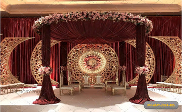 ROYAL ROSE MANDAP – PRINTED BACKDROP