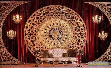 WEDING STAGE - PRINTED BACKDROP