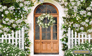 HEDGE WALL DOOR - PRINTED BACKDROP