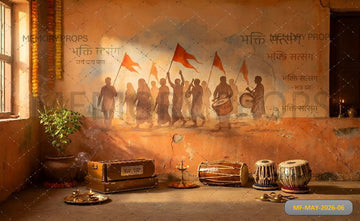 TRADITIONAL BHAKTI SANKIRTAN FESTIVAL - PRINTED BACKDROP