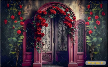 VINTAGE DOORWAY - PRINTED BACKDROP