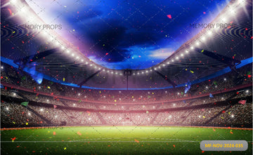 GREEN FOOTBALL - PRINTED BACKDROP