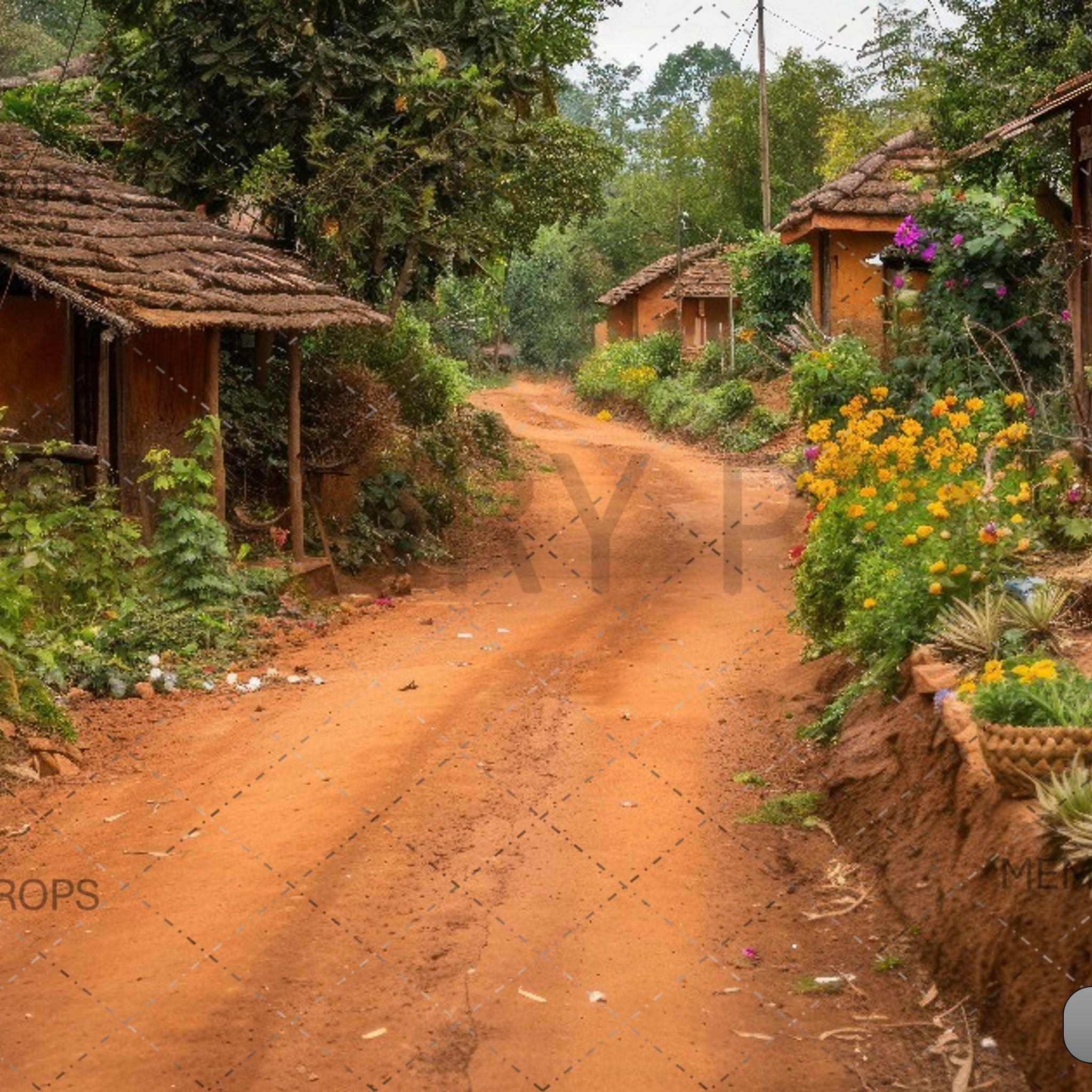 COUNTRYSIDE BLOOM – PRINTED BACKDROP