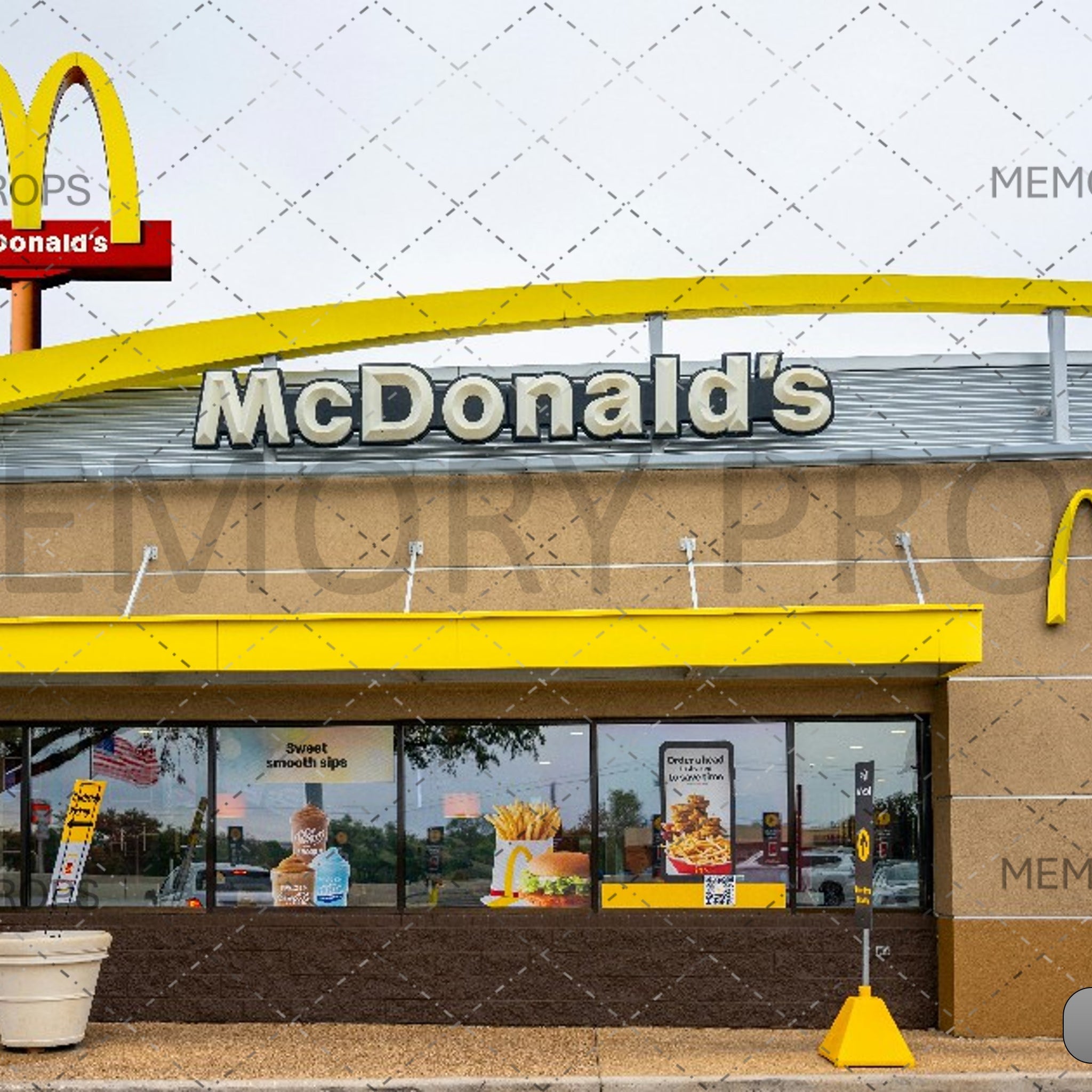 MCDONALD'S THEME - PRINTED BACKDROP