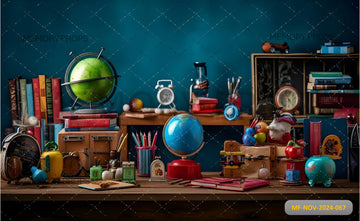 BACK TO SCHOOL - PRINTED BACKDROP