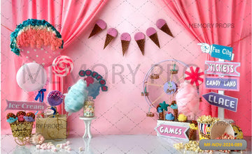 SWEET TUCK SHOP - PRINTED BACKDROP