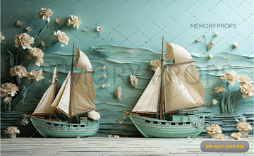 BEACH THEME - PRINTED BACKDROP