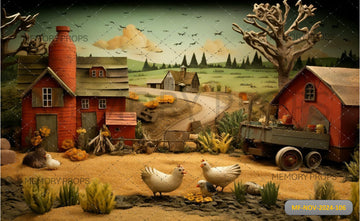 BUNNY TRAIL MAGIC - PRINTED BACKDROP