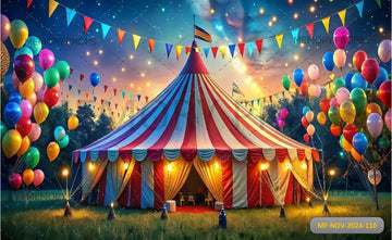 CIRCUS THEME - PRINTED BACKDROP