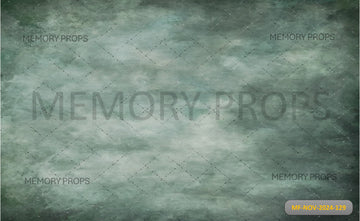 GREEN ABSTRACT - PRINTED BACKDROP