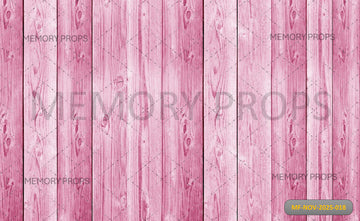 BRIGHT PINK WOOD PLANK - PRINTED BACKDROP