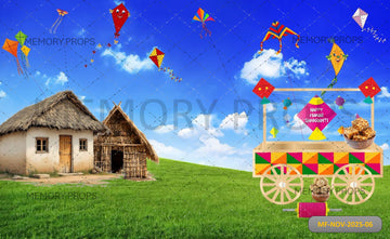 MAKAR SANKRANTI KITE FESTIVAL - PRINTED BACKDROP