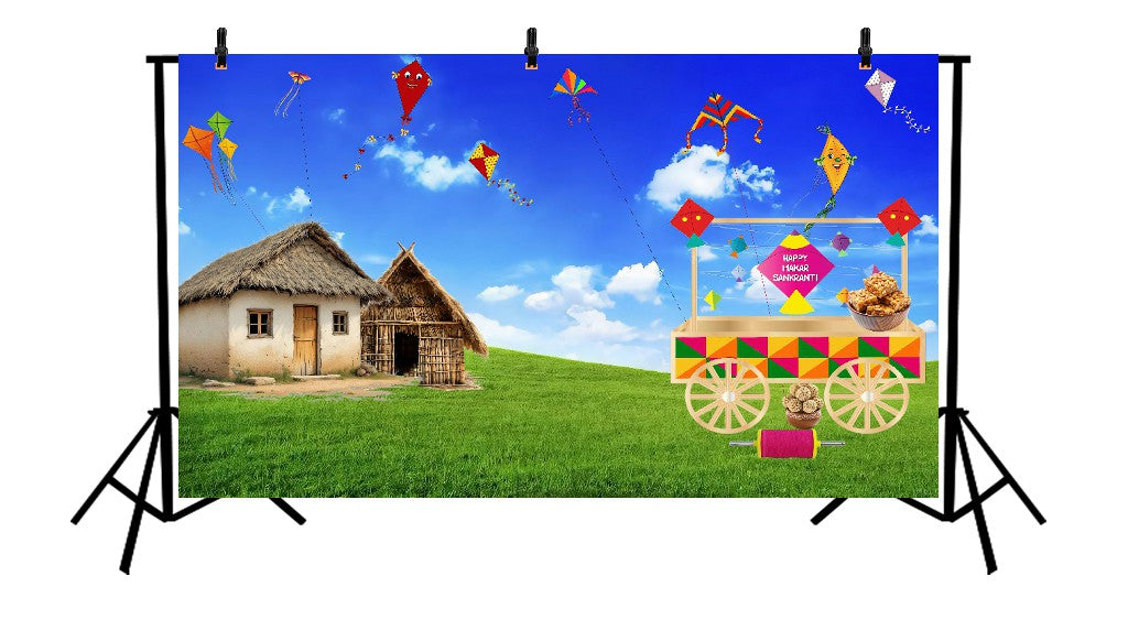 MAKAR SANKRANTI KITE FESTIVAL - PRINTED BACKDROP