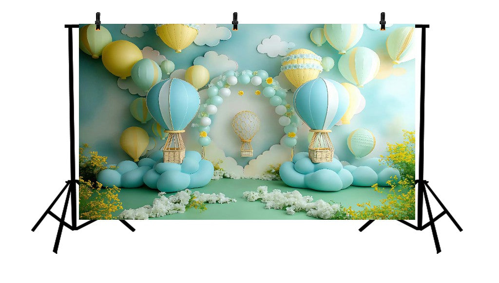 AUTUMN ORANGE ARCH WITH DRAPE - PRINTED BACKDROP