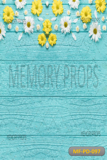 CHAMOMILE AND CHRYSANTHEMUM FLOWERS PRODUCT PHOTOGRAPHY BACKDROP