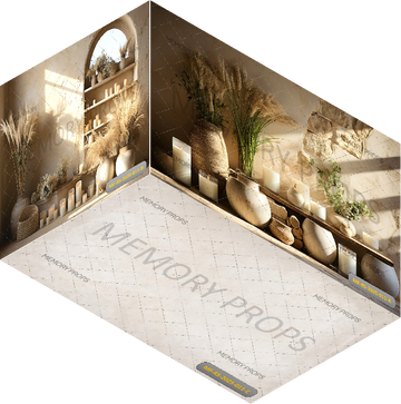 BOHO SANCTUARY - ROOM SET BACKDROP