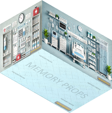 THE LITTLE CLINIC - ROOM SET BACKDROP