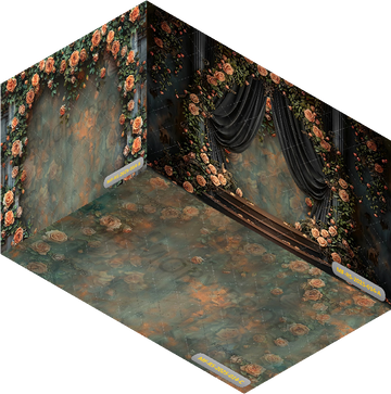 MIDNIGHT GARDEN - ROOM SET BACKDROP