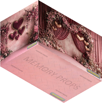 HEARTFUL BLOOM ROMANCE – ROOM SET BACKDROP