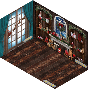 SANTA'S SPECIAL DELIVERY - ROOM SET BACKDROP