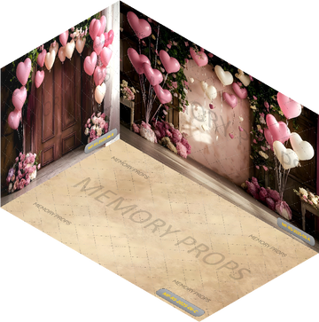 BALLOON BLOOM BLUSH – ROOM SET BACKDROP