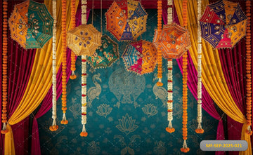 VIBRANT INDIAN FESTIVAL - PRINTED BACKDROP