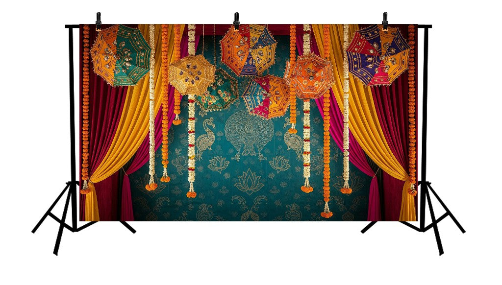VIBRANT INDIAN FESTIVAL - PRINTED BACKDROP