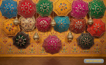 TRADITIONAL UMBRELLA DECOR - PRINTED BACKDROP